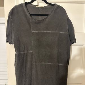 Dark grey nudie jeans T-shirt